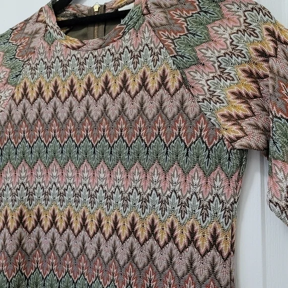 Vintage NEW, Simon's Twik 70's fitted midi dress small - Picture 9 of 15